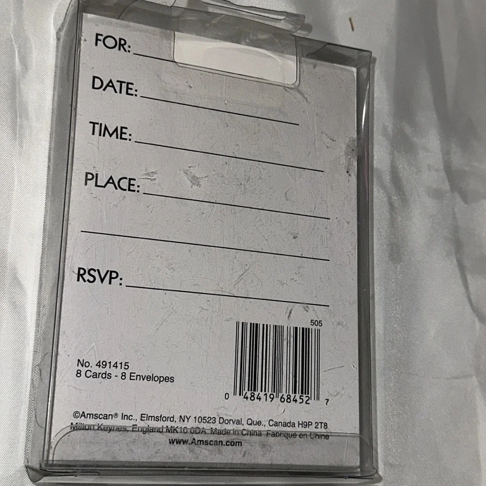 Amscan Movie Film Reel Shaker Party Invitations 8 Count Hollywood Cinema Theme